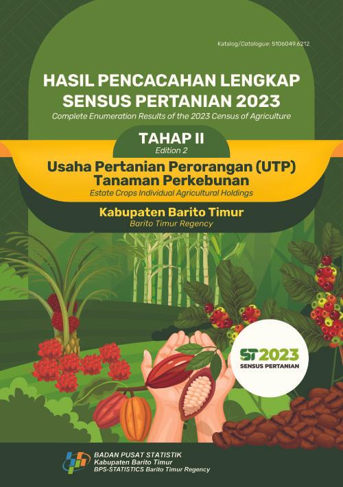 The Complete Enumeration Results of the 2023 Census of Agriculture - Edition II: Estate Crops Individual Agricultural Holdings Barito Timur Regency