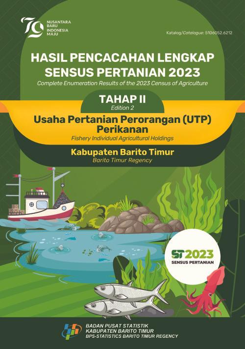 Hasil Pencacahan Lengkap Sensus Pertanian 2023 - Tahap II : Usaha Pertanian Perorangan (UTP) Perikanan Kabupaten Barito Timur